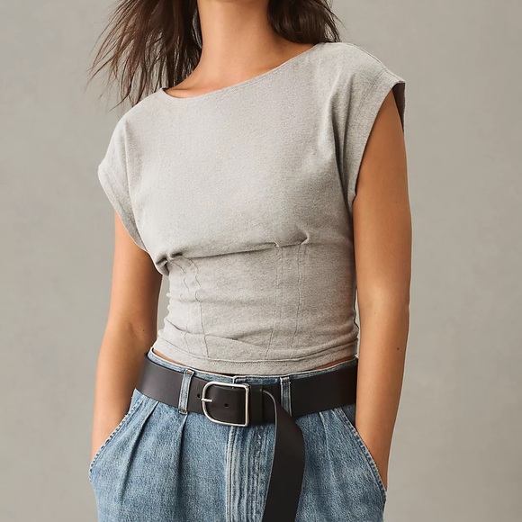 NWT Anthropologie Pilcro corset top - Picture 1 of 10